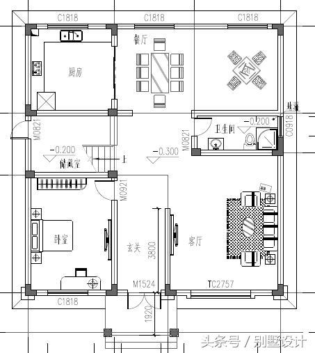 外挑陽臺帶大客廳鄉(xiāng)村自建三層別墅！頂樓帶閣樓實際為假四層！還有神臺！
