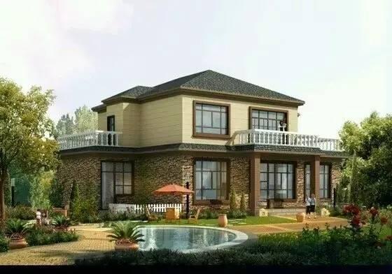 5套別墅戶(hù)型，第三套50萬(wàn)，第二套最適合咱農(nóng)村