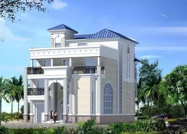 高檔配置的四層農(nóng)村別墅戶型，完爆城市商品房