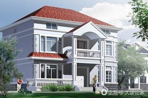 帶旋轉(zhuǎn)樓梯的農(nóng)村別墅戶型，建好了就是人生贏家