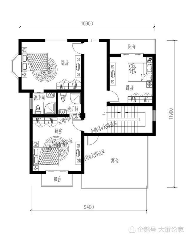 這款帶挑空客廳的三層農(nóng)村別墅，村長看了都不淡定