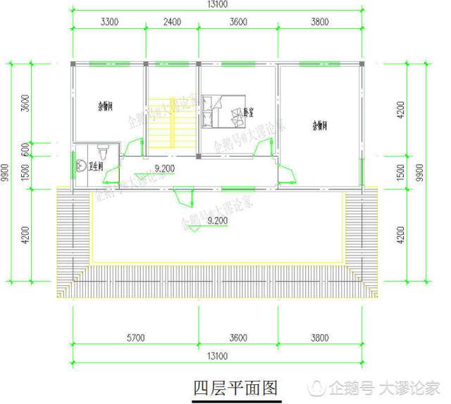 臥室很多的四層中式農(nóng)村別墅，過年招待親友再不怕沒地方了