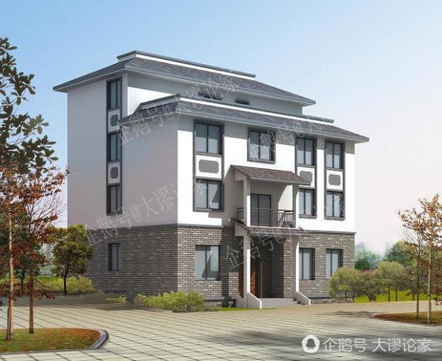 臥室很多的四層中式農(nóng)村別墅，過年招待親友再不怕沒地方了