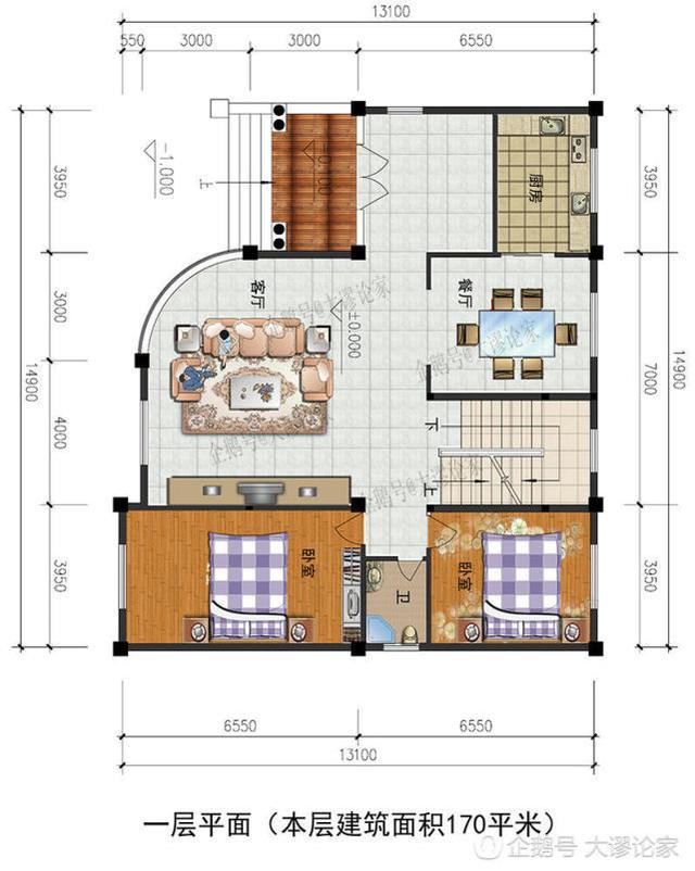 帶卡拉ok室的三層的農(nóng)村別墅，建好兒女們都愛回家了