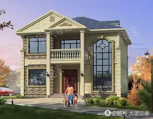 25萬建造二層農(nóng)村小別墅戶型，超簡約實用