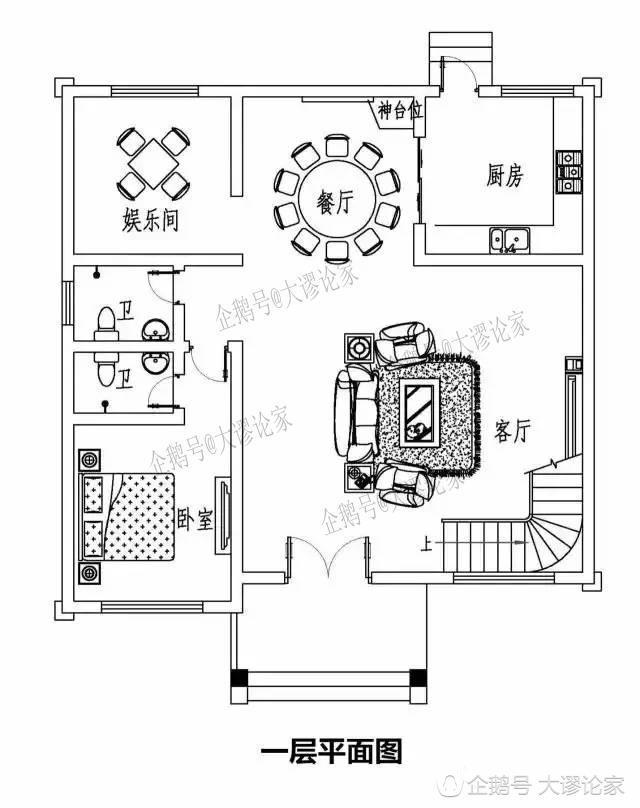 25萬建造二層農(nóng)村小別墅戶型，超簡約實用