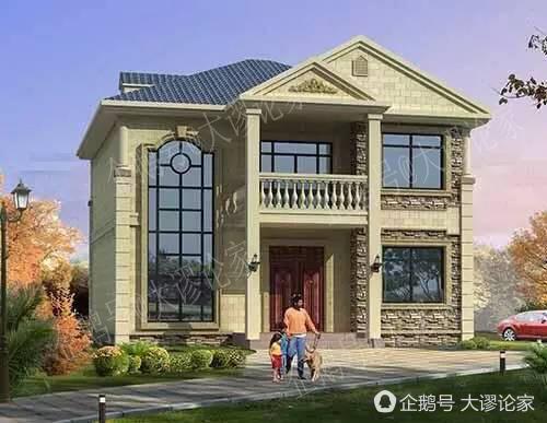 25萬建造二層農(nóng)村小別墅戶型，超簡約實用