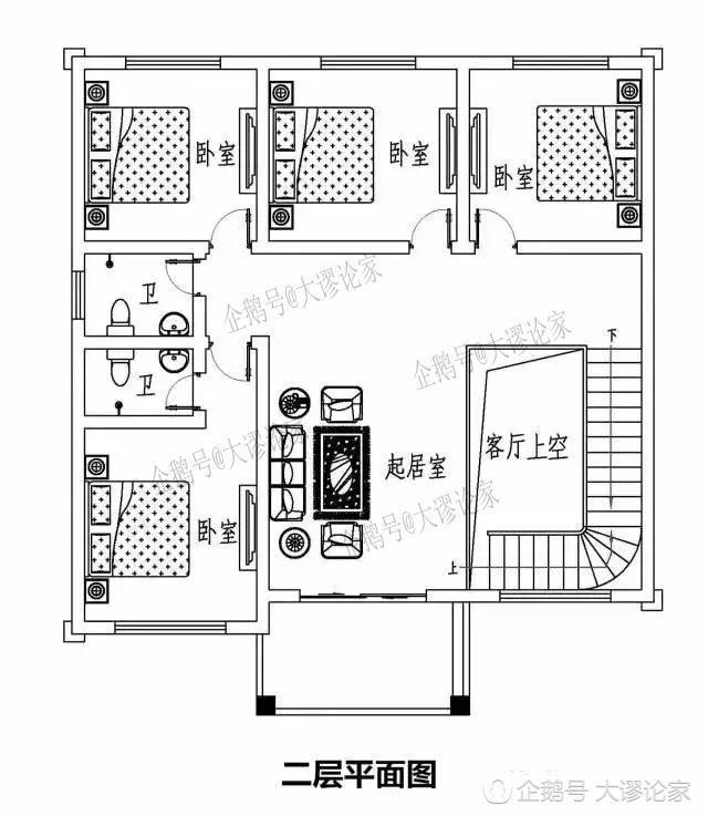 25萬建造二層農(nóng)村小別墅戶型，超簡約實用