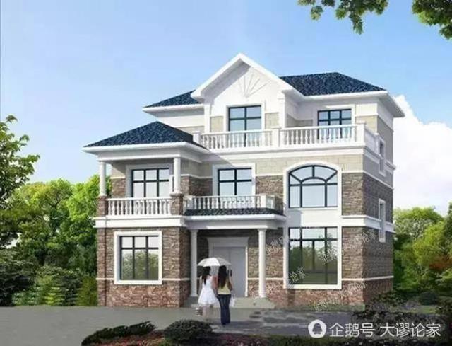 三層農村自建房戶型，建出的效果和別墅比都不差