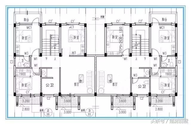 20×9.8米二層兄弟雙拼中式別墅，最美不過“中國美”