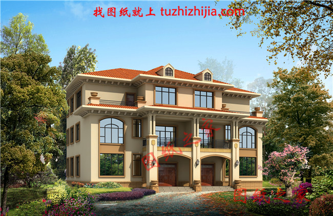 農村四間三層半雙拼樓，住三帶人都沒有問題