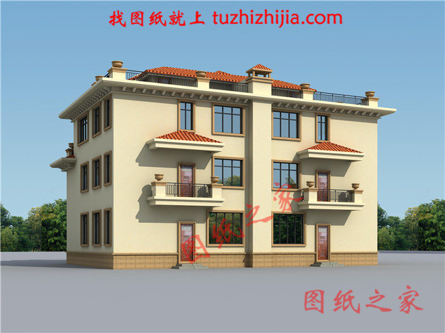 農村四間三層半雙拼樓，住三帶人都沒有問題