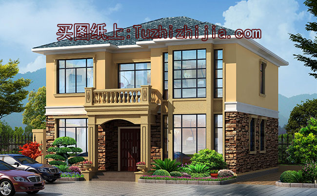 農(nóng)村13萬元二層小樓圖，選一套自建，讓城里人羨慕吧！