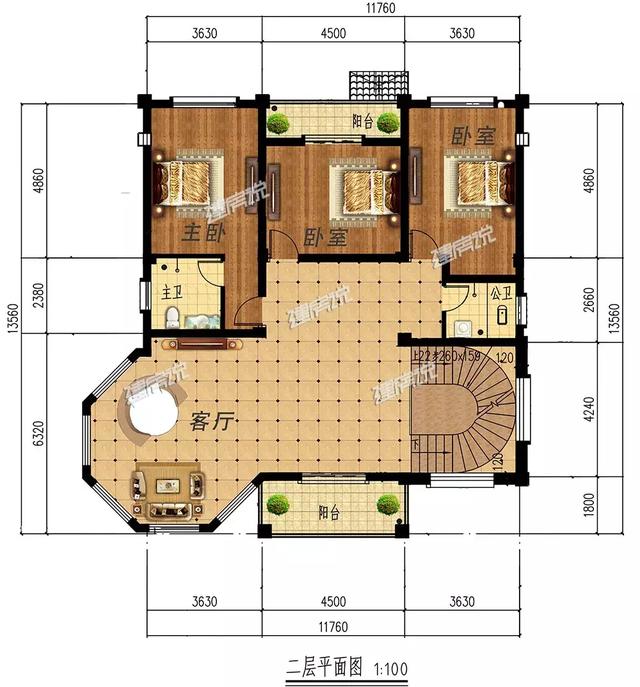 農(nóng)村自建別墅設(shè)計圖最佳戶型前6名！第2套造價只要30萬，您最喜歡哪一套呢