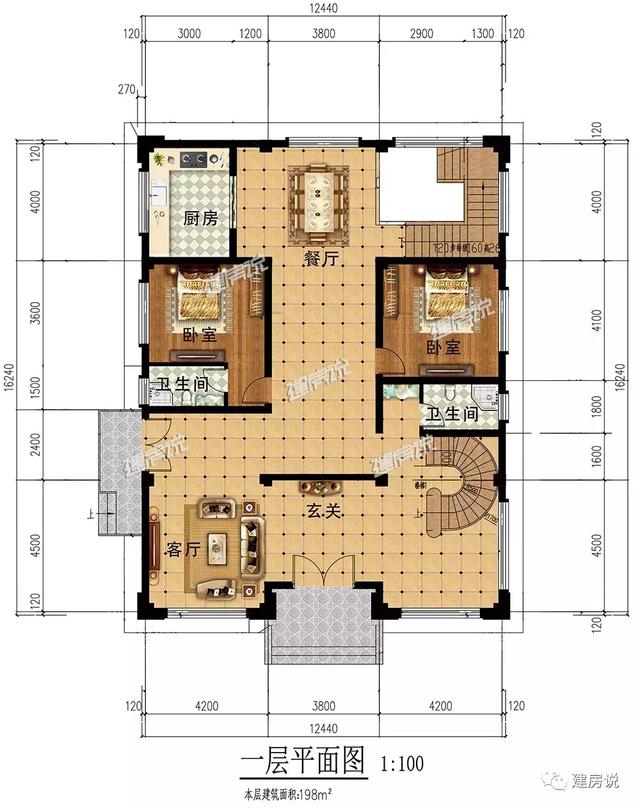 農(nóng)村自建別墅設(shè)計圖最佳戶型前6名！第2套造價只要30萬，您最喜歡哪一套呢