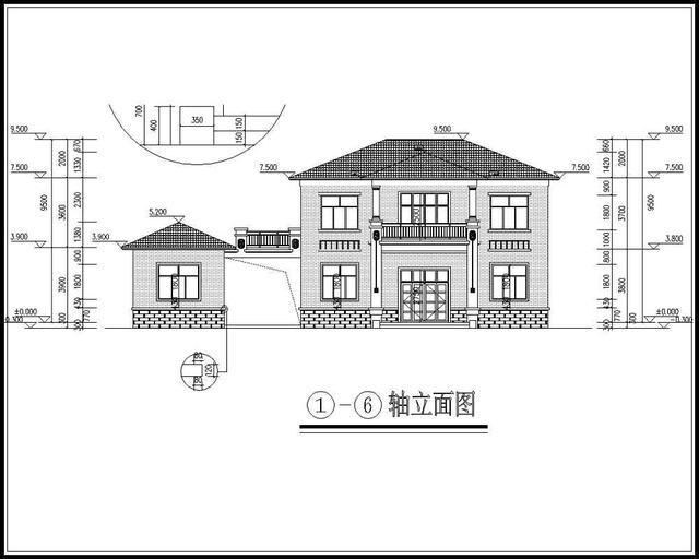 18萬帶堂屋的二層農(nóng)村別墅，廚房單獨建好不好 含平面和立面圖
