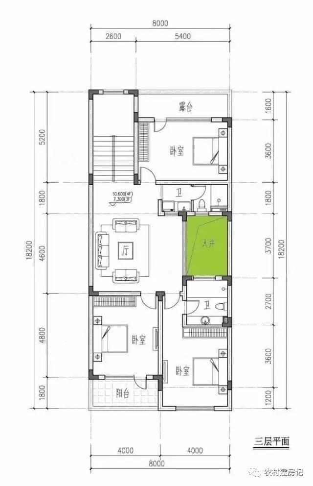 兩邊有鄰居不能開窗怎么辦？看這款別墅設(shè)計讓你的房屋采光通透