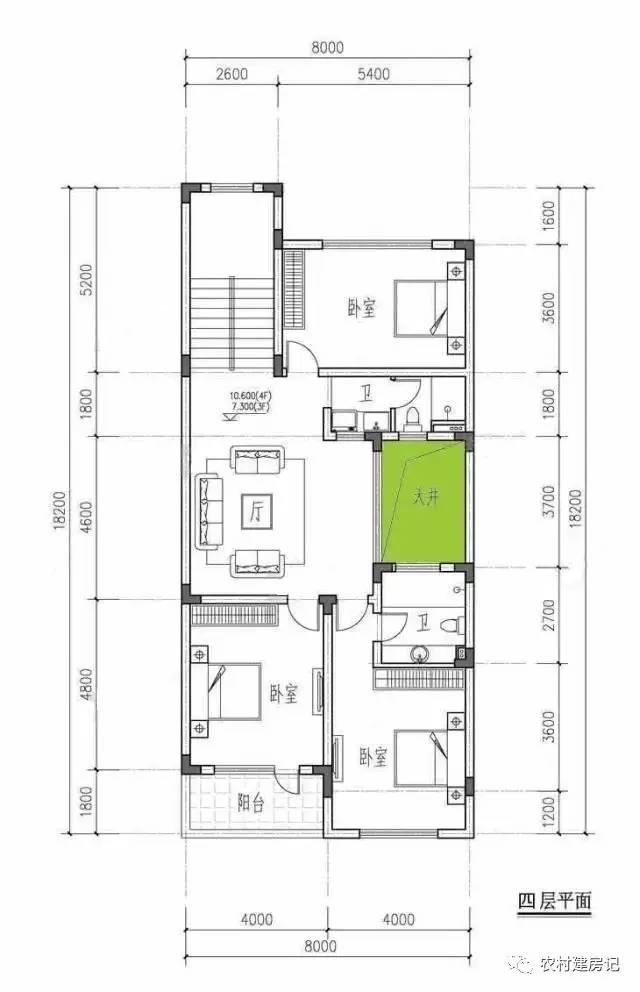 兩邊有鄰居不能開窗怎么辦？看這款別墅設(shè)計讓你的房屋采光通透