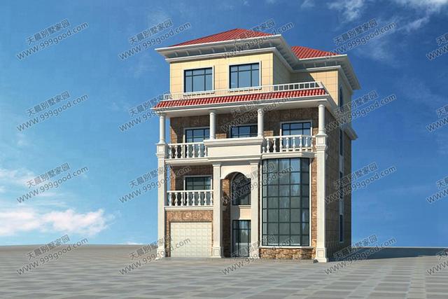 3套三層半別墅設計圖，第一套造價只要33萬