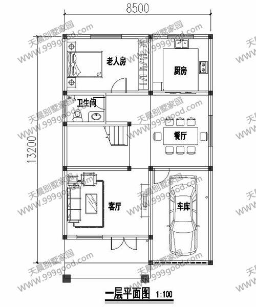 3套三層半別墅設計圖，第一套造價只要33萬