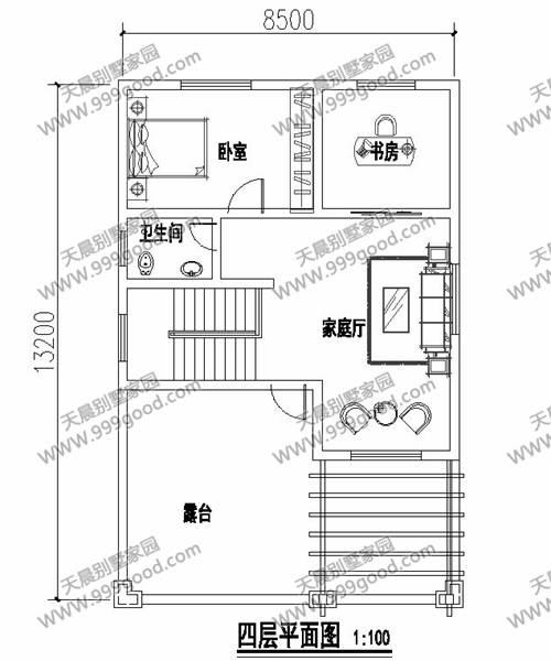 3套三層半別墅設計圖，第一套造價只要33萬