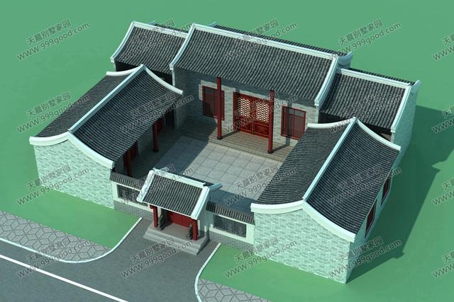 3套造價18萬的一層自建房圖紙