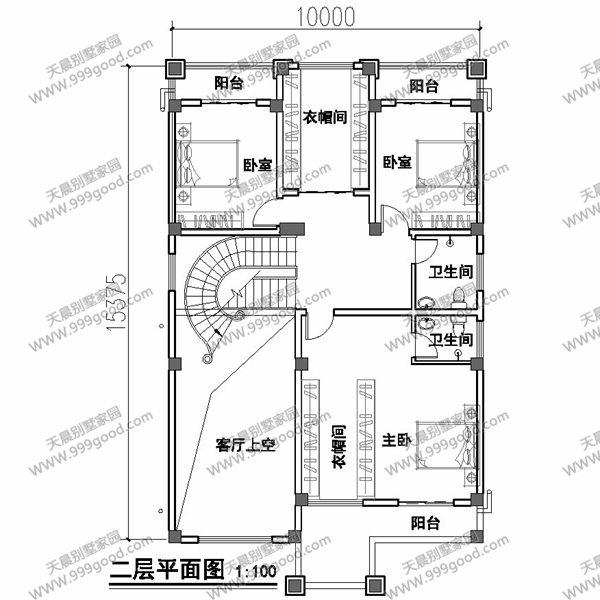6套面寬10米左右的別墅圖紙，用地面寬小就這樣建！