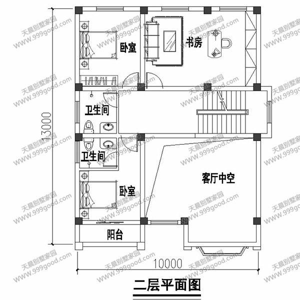 6套面寬10米左右的別墅圖紙，用地面寬小就這樣建！