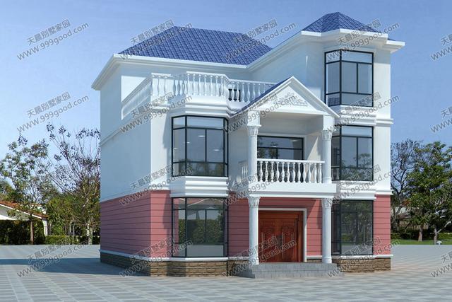 6套面寬10米左右的別墅圖紙，用地面寬小就這樣建！