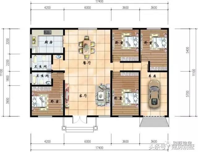 精選兩套一層農(nóng)村別墅，月薪5000也建得起的別墅