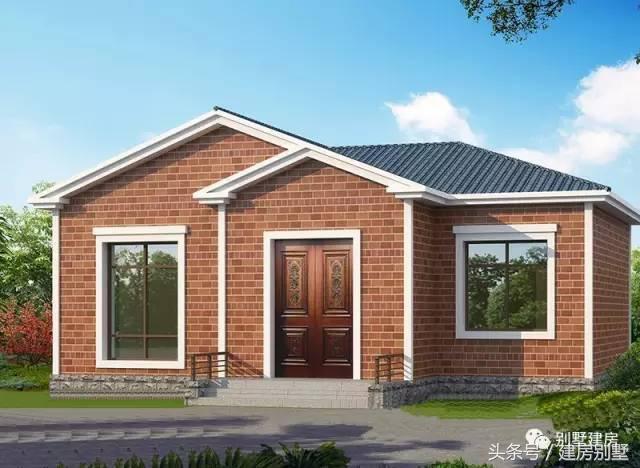 精選兩套一層農(nóng)村別墅，月薪5000也建得起的別墅