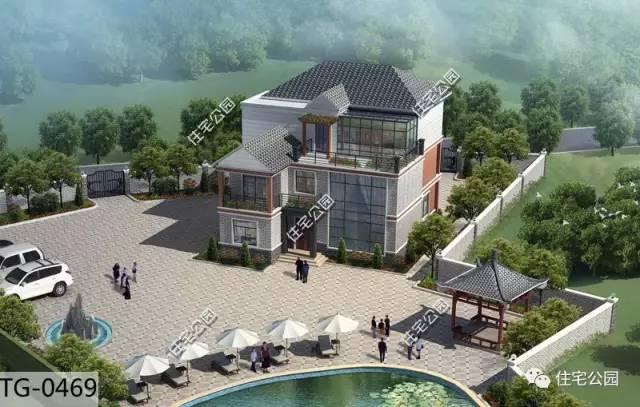 35萬(wàn)就能蓋起這樣一棟別墅，3層設(shè)計(jì)還帶挑空客廳，喜歡嗎？