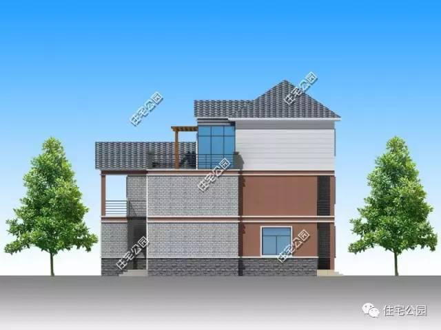 35萬(wàn)就能蓋起這樣一棟別墅，3層設(shè)計(jì)還帶挑空客廳，喜歡嗎？