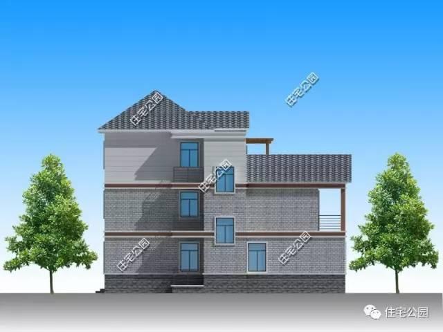 35萬(wàn)就能蓋起這樣一棟別墅，3層設(shè)計(jì)還帶挑空客廳，喜歡嗎？