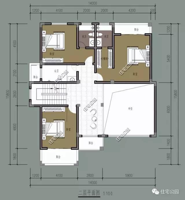 35萬(wàn)就能蓋起這樣一棟別墅，3層設(shè)計(jì)還帶挑空客廳，喜歡嗎？