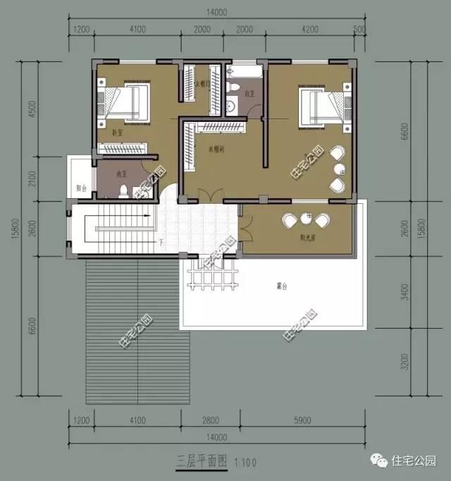 35萬(wàn)就能蓋起這樣一棟別墅，3層設(shè)計(jì)還帶挑空客廳，喜歡嗎？