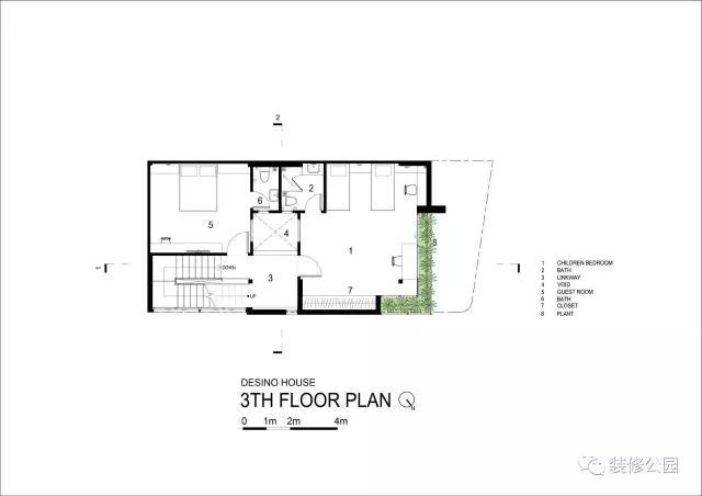 6.5米X11米，滿眼綠色的鄉(xiāng)村別墅，含平面圖