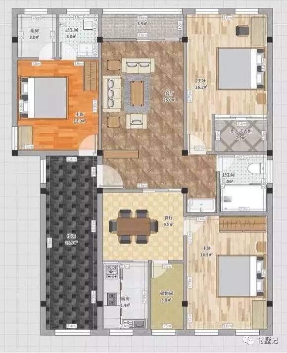 山東老板曬90萬(wàn)的農(nóng)村自建房，房間大的可以當(dāng)教室用