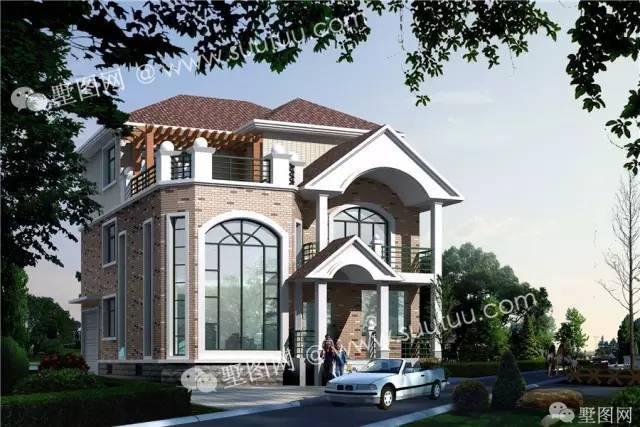 14X10現(xiàn)代三層新農(nóng)村小別墅，外觀造型真的很實(shí)用