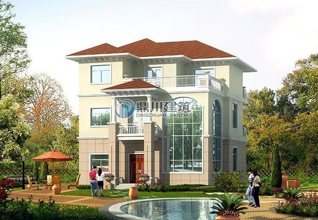 三層復(fù)式小別墅，都說不管從哪個方向看都好看，這錢花的太值了！