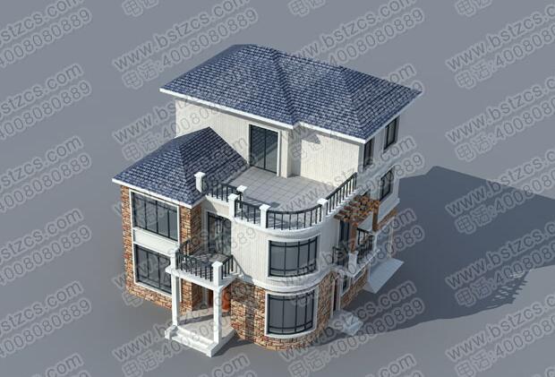 這款三層簡歐小別墅，都說建出來比效果圖好看，你們覺得呢？