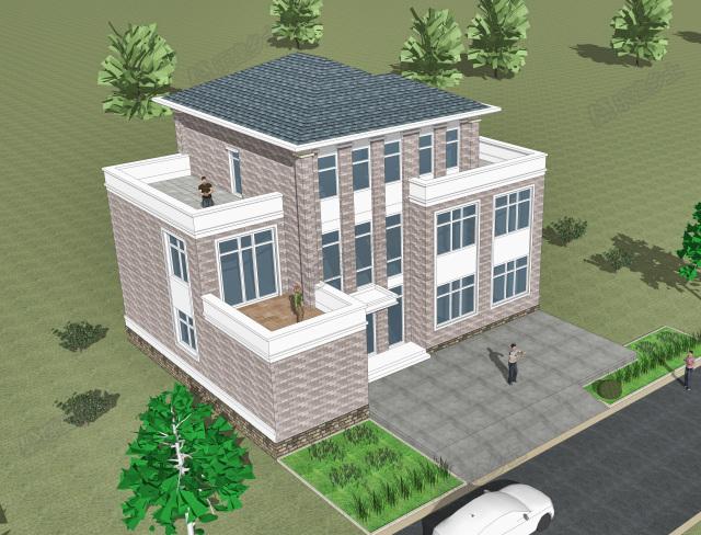 三層農(nóng)村自建民宅，專為兩代人居住設(shè)計(jì)