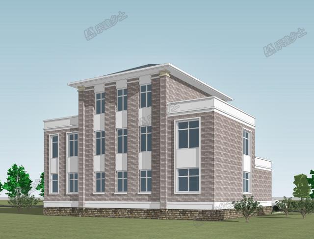 三層農(nóng)村自建民宅，專為兩代人居住設(shè)計(jì)