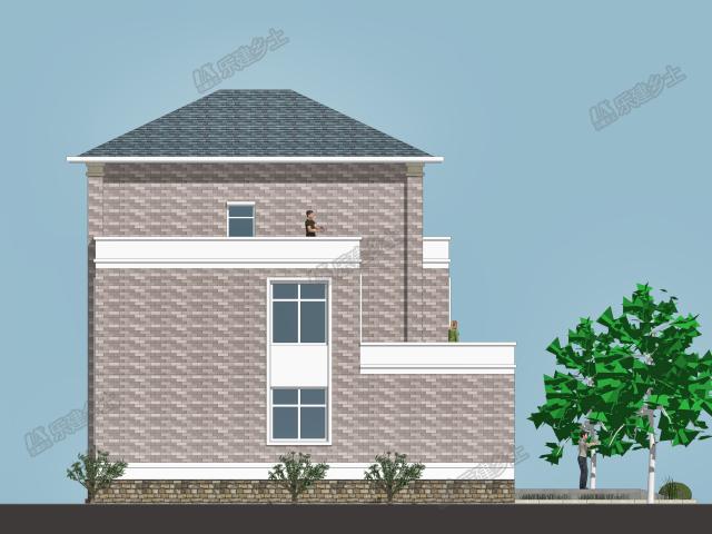 三層農(nóng)村自建民宅，專為兩代人居住設(shè)計(jì)