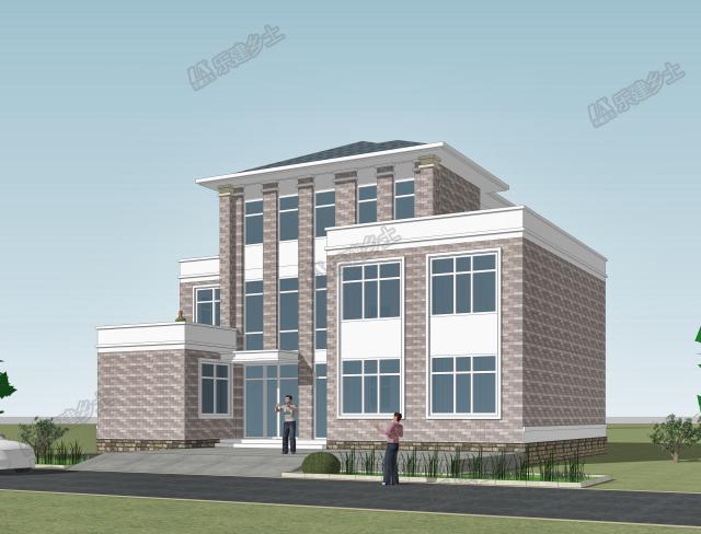 三層農(nóng)村自建民宅，專為兩代人居住設(shè)計(jì)