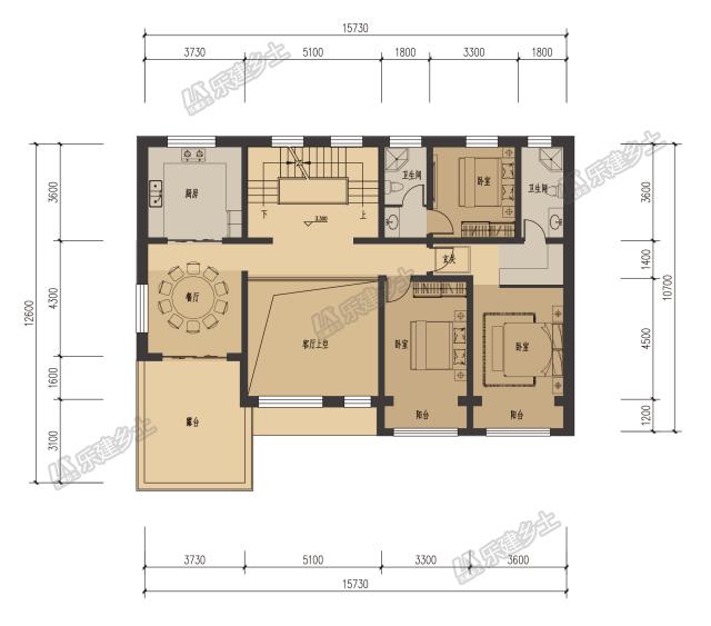 三層農(nóng)村自建民宅，專為兩代人居住設(shè)計(jì)