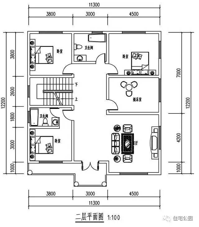 農(nóng)村自建3層別墅，8間臥室再也不怕兄弟多不夠住了！