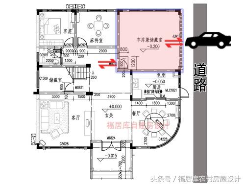 農(nóng)村自建房的車庫該怎么設(shè)計(jì)？在什么位置好？高寬多少合適？