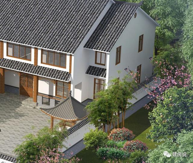 擁有一棟中式別墅，是多少人的夢想，建一個溫馨恬靜的安樂窩度過慢悠悠的溫暖歲月。