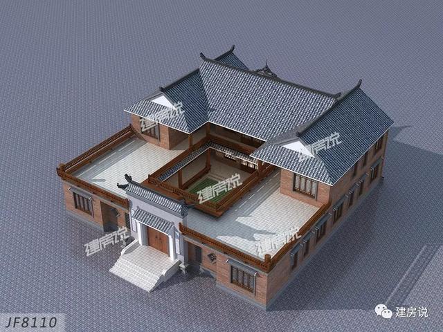 擁有一棟中式別墅，是多少人的夢想，建一個溫馨恬靜的安樂窩度過慢悠悠的溫暖歲月。